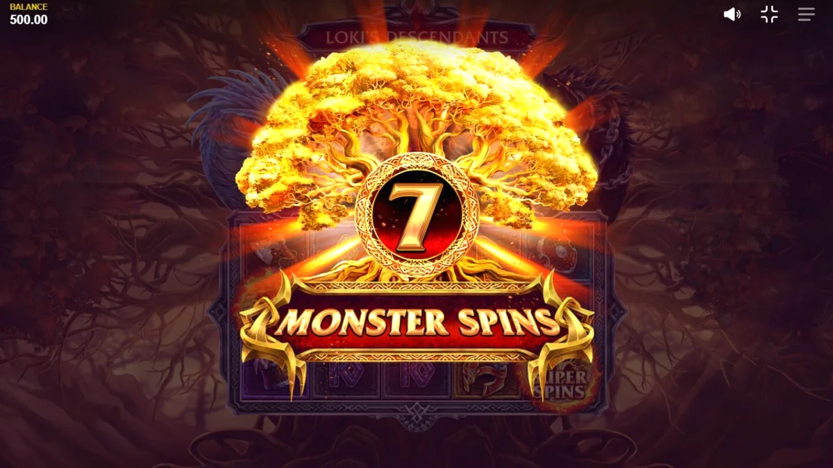 Loki’s Descendants slot game theme featuring Norse mythology monsters
